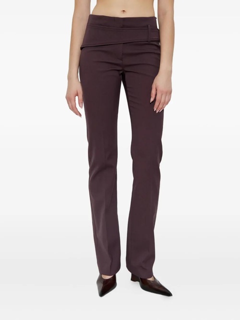 Sportmax Banda crease trousers - Red - zdjęcie produktu nr 1