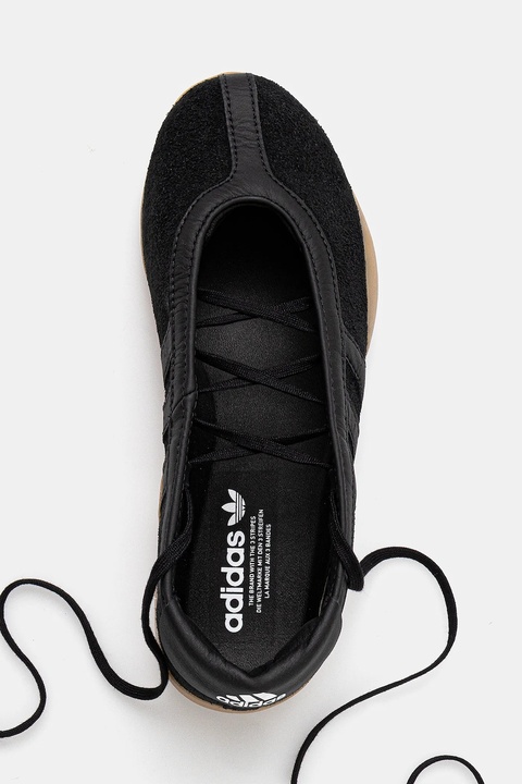 adidas Originals baleriny zamszowe Taekwondo Mei Ballet W kolor czarny JQ0669 - zdjęcie produktu nr 2