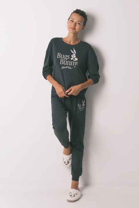 women'secret piżama damska kolor szary 3132126 - zdjęcie produktu nr 1