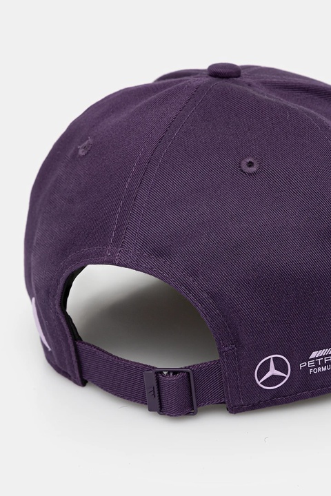 adidas czapka z daszkiem bawełniana x Mercedes kolor fioletowy JZ2547 - zdjęcie produktu nr 2