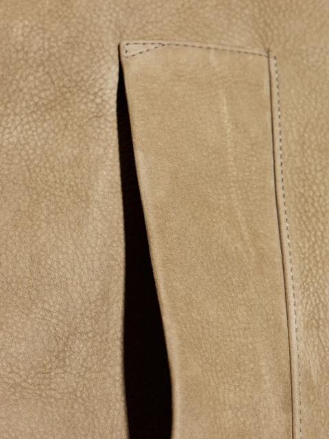 Jacquemus Le Ciro leather jacket - Neutrals - zdjęcie produktu nr 2