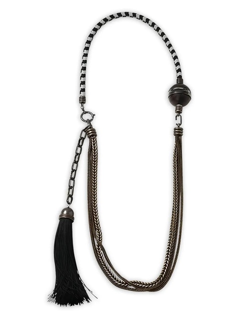 Lanvin Vita long necklace - Black - zdjęcie produktu nr 1
