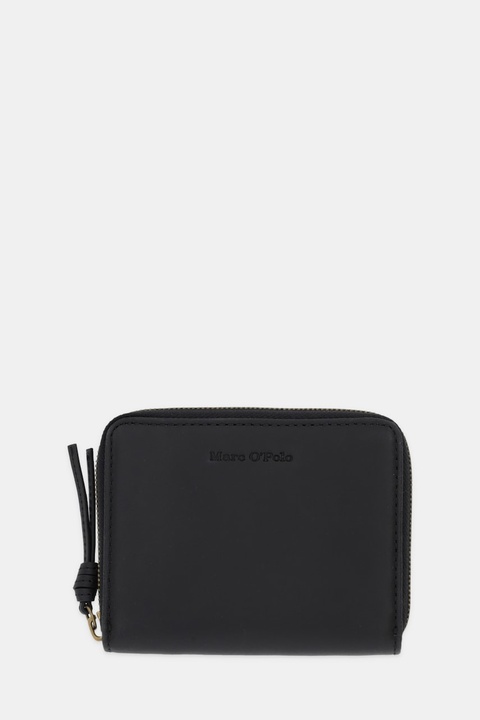 Marc O'Polo portfel skórzany damski kolor czarny 5000007855 - zdjęcie produktu nr 1