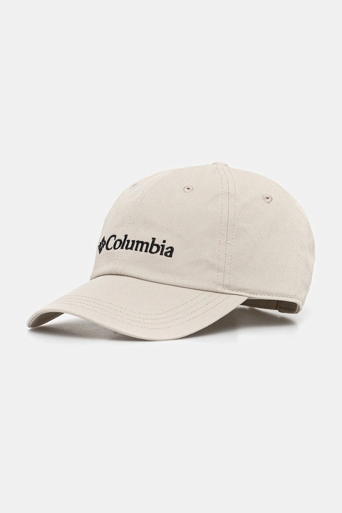 Columbia czapka z daszkiem bawełniana Provisions Ball Cap kolor beżowy z aplikacją 2096351 - zdjęcie produktu nr 1