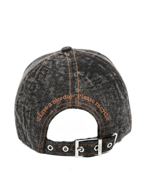 GANNI embroidered baseball cap - Black - zdjęcie produktu nr 2