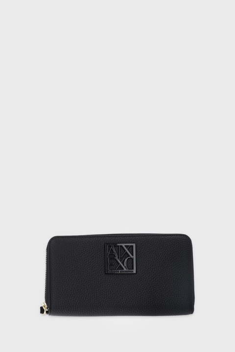 Armani Exchange portfel damski kolor czarny XW000361 AF11902 - zdjęcie produktu nr 1