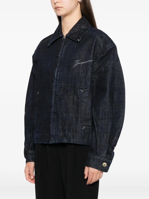 Jacquemus logo denim jacket - Gold - zdjęcie produktu nr 2