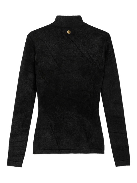 Versace high-neck embellished sweater - Black - zdjęcie produktu nr 1