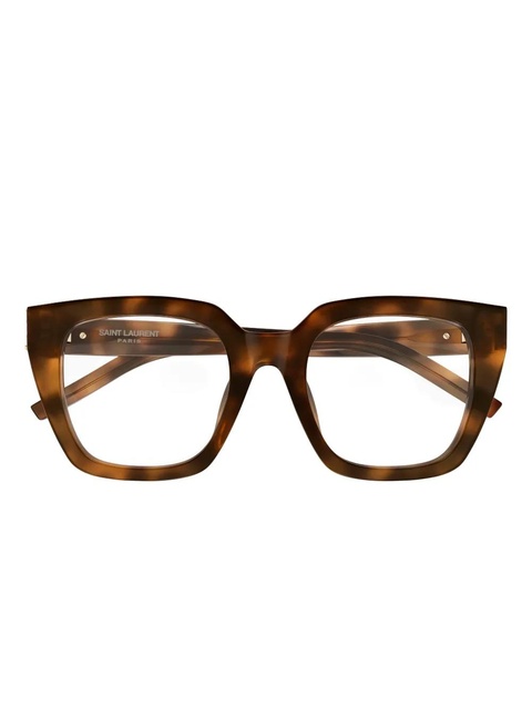 Saint Laurent Eyewear square glasses - Brown - zdjęcie produktu nr 1
