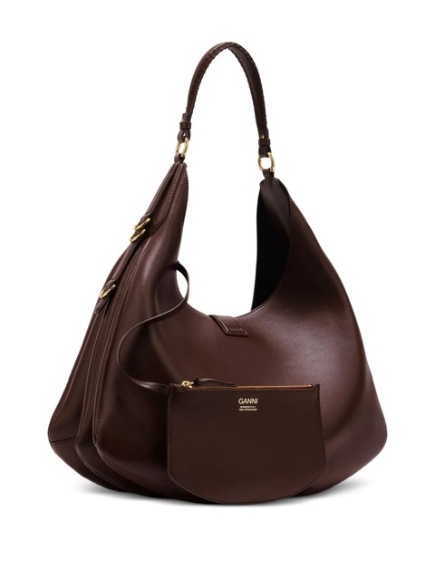 GANNI large Kat tote bag - Brown - zdjęcie produktu nr 2
