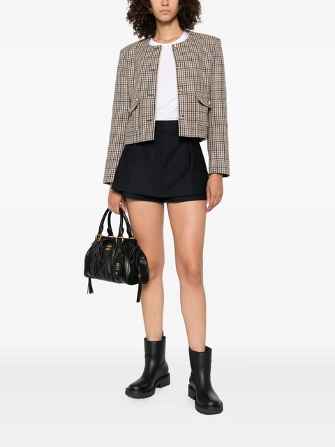 Maje houndstooth button-fastening jacket - Neutrals - zdjęcie produktu nr 1