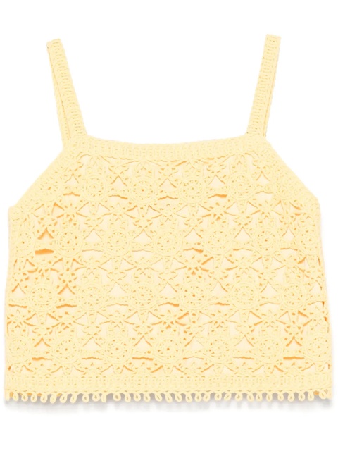 Maje crochet-knit top - Yellow - zdjęcie produktu nr 1