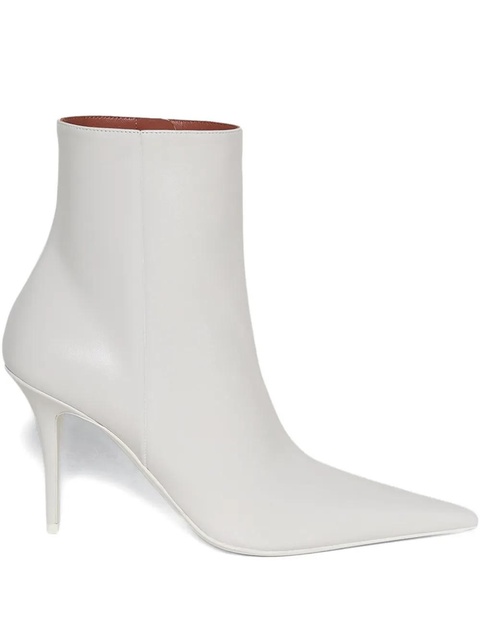 Amina Muaddi 90mm Barbara boots - White - zdjęcie produktu nr 1