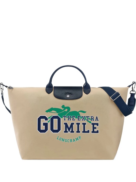 Longchamp logo-print tote bag - Neutrals - zdjęcie produktu nr 1