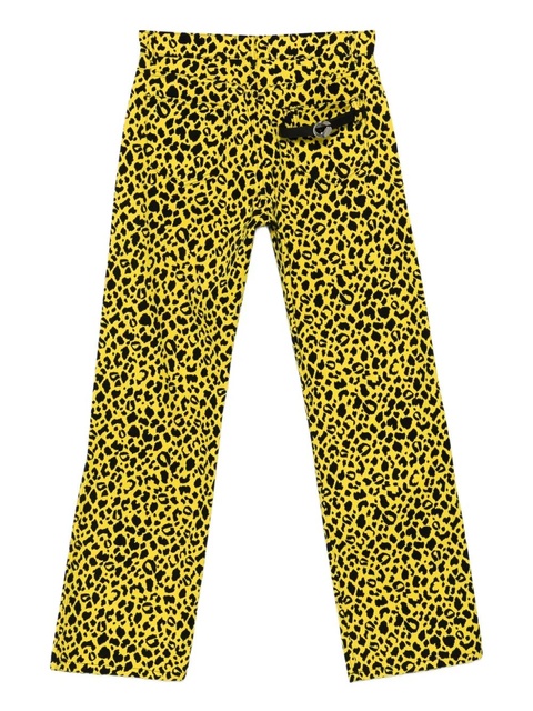Coperni leopard-print jeans - Yellow - zdjęcie produktu nr 1
