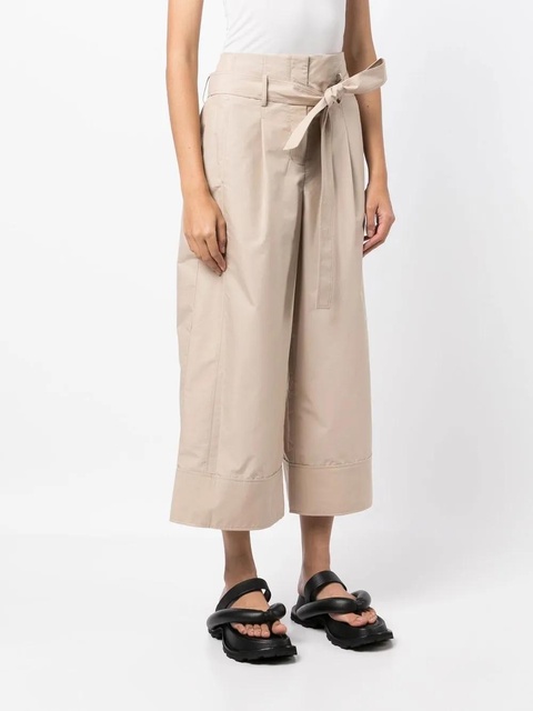 3.1 Phillip Lim pleat-detail cropped trousers - Neutrals - zdjęcie produktu nr 1