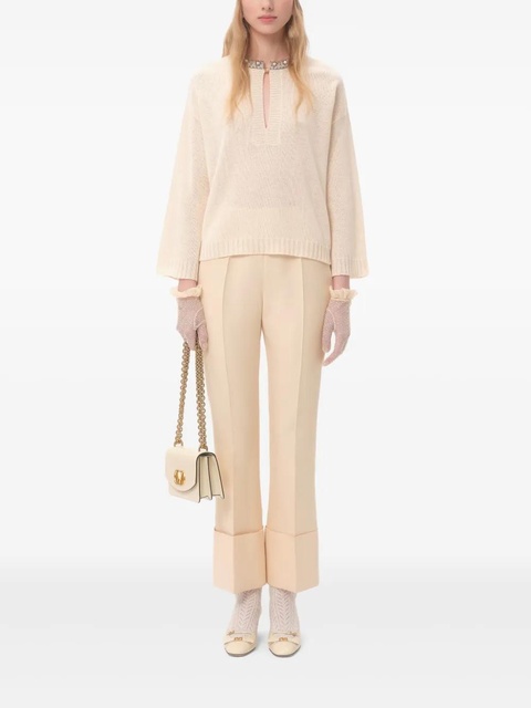 Valentino Garavani embroidered sweater - Neutrals - zdjęcie produktu nr 2