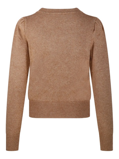 MARANT ÉTOILE crew-neck logo sweater - Brown - zdjęcie produktu nr 1