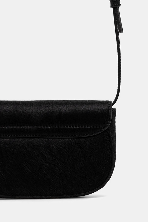 Tommy Hilfiger torebka skórzana kolor czarny AW0AW17941 - zdjęcie produktu nr 2
