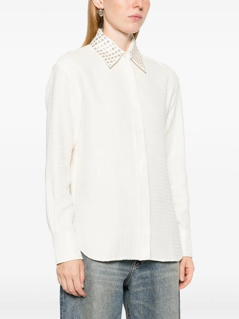 Golden Goose 3D-check shirt - White - zdjęcie produktu nr 2