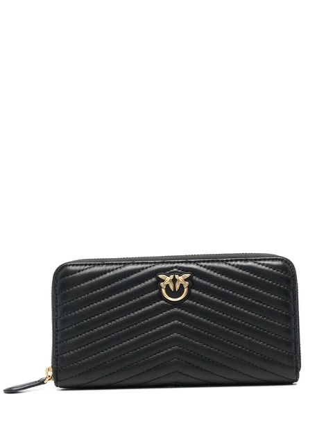 PINKO chevron-quilted zipped purse - Black - zdjęcie produktu nr 1