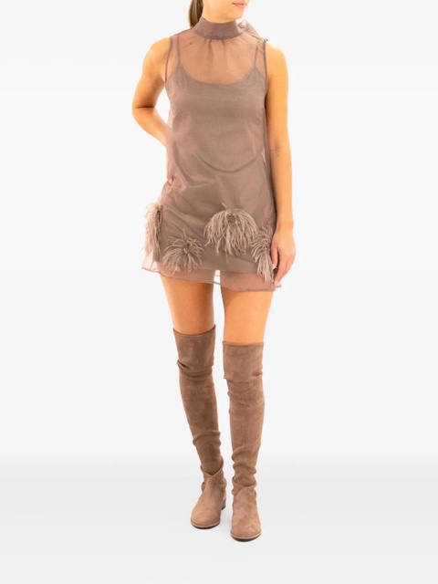 STAUD Albee mini dress - Neutrals - zdjęcie produktu nr 1
