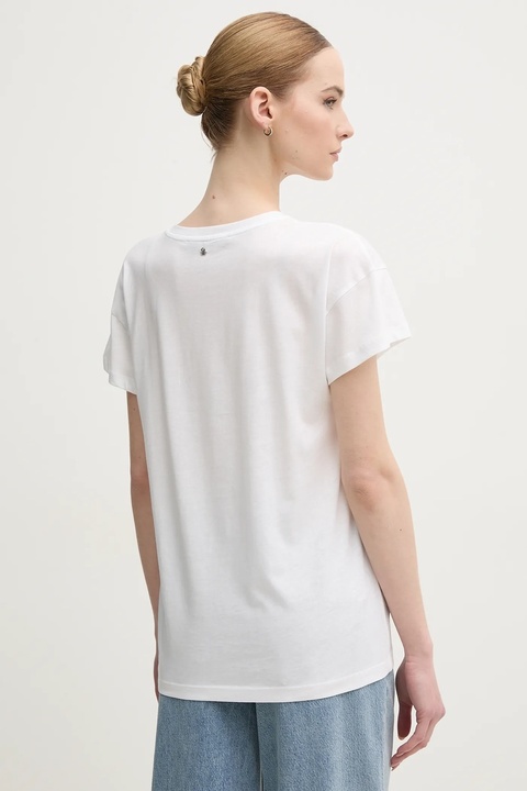 Marc Aurel t-shirt damski kolor biały 7635-7000-73814 - zdjęcie produktu nr 2