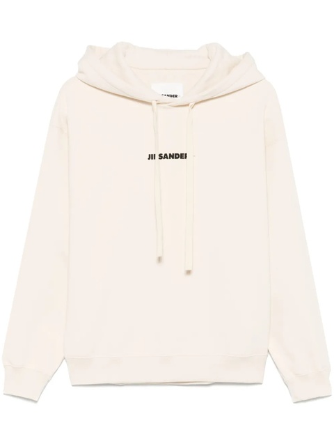 Jil Sander logo-print hoodie - Neutrals - zdjęcie produktu nr 1