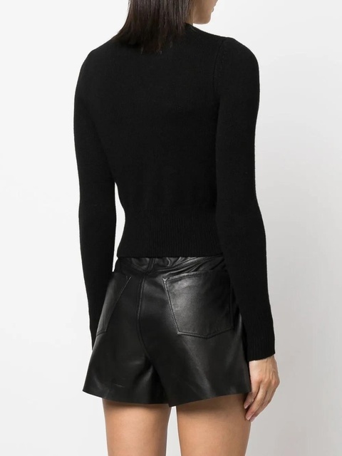 Diesel M-Areesa logo-embroidered jumper - Black - zdjęcie produktu nr 2