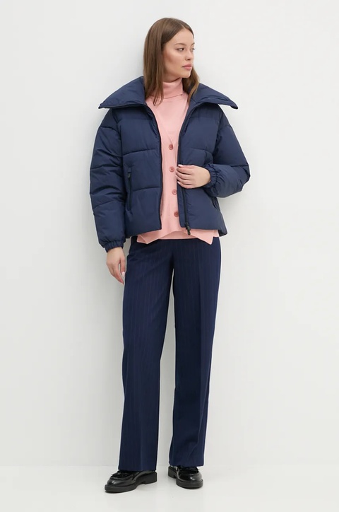 Save The Duck kurtka HINA damska kolor granatowy zimowa oversize D31318W.COFY19 - zdjęcie produktu nr 2