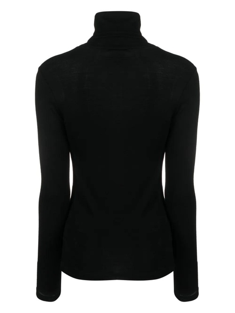 Róhe roll-neck merino-wool top - Black - zdjęcie produktu nr 2