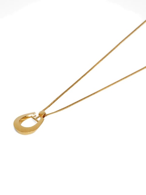 Jil Sander horseshoe-pendant necklace - Gold - zdjęcie produktu nr 2