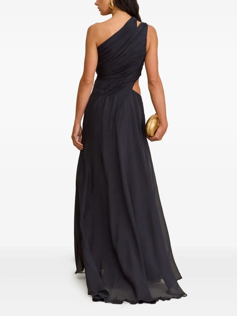 Cult Gaia Zan one-shoulder cut-out gown - Blue - zdjęcie produktu nr 2