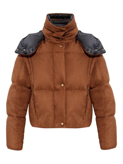 Moncler hooded puffer jacket - Brown - zdjęcie produktu nr 1