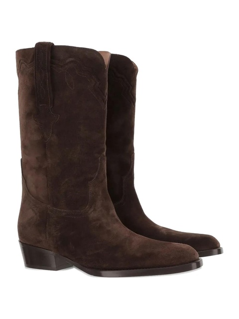 Paris Texas suede square-toe boots - Brown - zdjęcie produktu nr 2