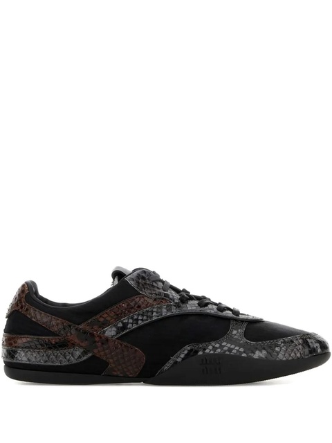 Miu Miu snake-effect sneakers - Black - zdjęcie produktu nr 1