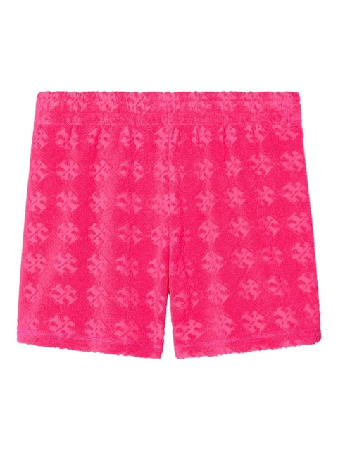 Tory Burch terry jacquard shorts - Pink - zdjęcie produktu nr 1