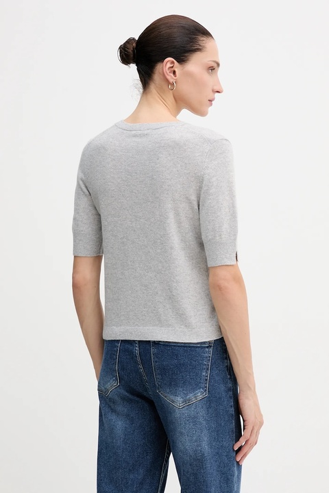 United Colors of Benetton sweter damski kolor szary lekki 1002D10D2 - zdjęcie produktu nr 2