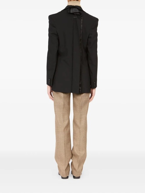 MM6 Maison Margiela single-button tailored blazer - Black - zdjęcie produktu nr 1