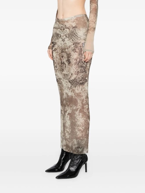 Jean Paul Gaultier Médaillon skirt - Brown - zdjęcie produktu nr 2