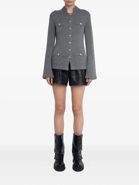 Zadig&Voltaire mélange-effect cardigan - Grey - zdjęcie produktu nr 2