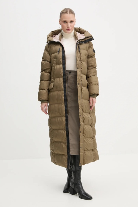 G-Star sweter wełniany damski kolor beżowy lekki z golfem D25510-D847 - zdjęcie produktu nr 2