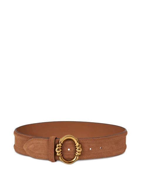 ETRO oval-buckle suede belt - M1384 LIGHT BROWN - zdjęcie produktu nr 1
