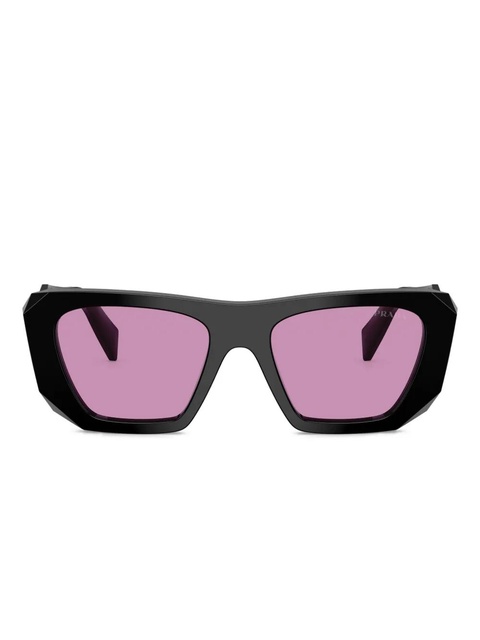 Prada Eyewear Symbole geometric-frame sunglasses - Black - zdjęcie produktu nr 1