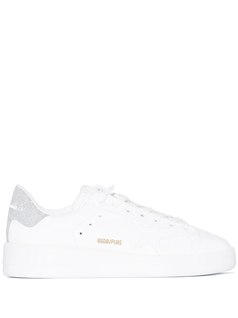 Golden Goose Purestar glitter detail sneakers - White - zdjęcie produktu nr 1