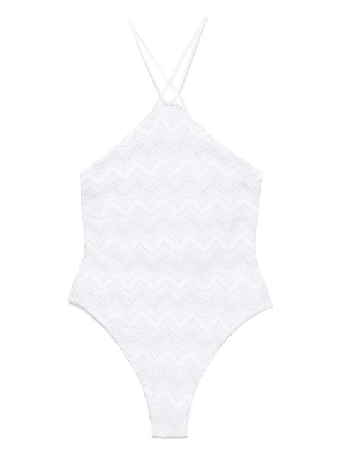 Missoni zigzag swimsuit - White - zdjęcie produktu nr 1