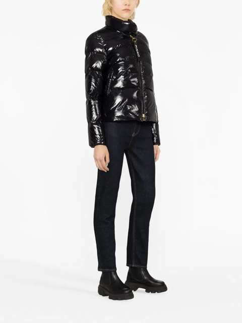 PINKO high-neck puffer jacket - Black - zdjęcie produktu nr 2