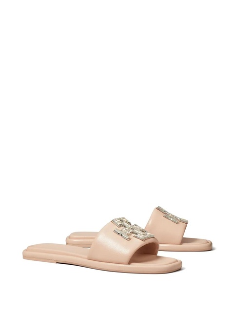 Tory Burch Double T Deco Sport slides - Pink - zdjęcie produktu nr 2
