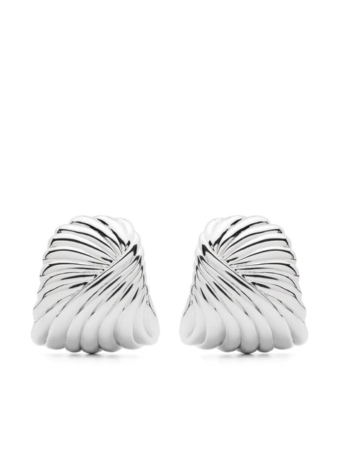Missoma Ripple stud earrings - Silver - zdjęcie produktu nr 1