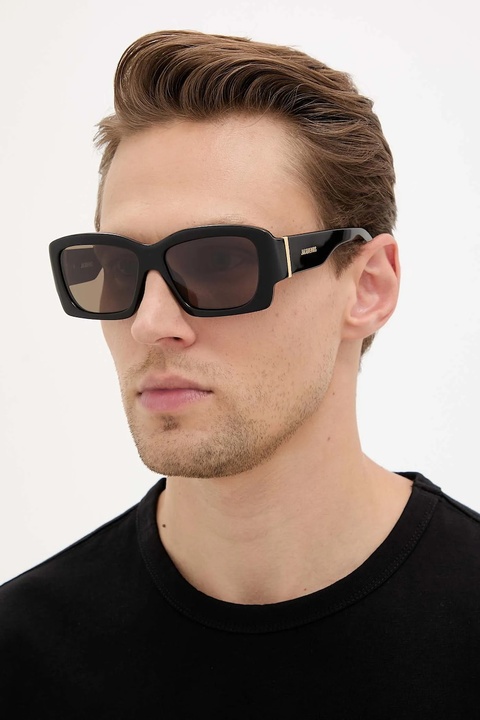 Jacquemus okulary przeciwsłoneczne CROISIERE kolor czarny JAC60C1SUN - zdjęcie produktu nr 2